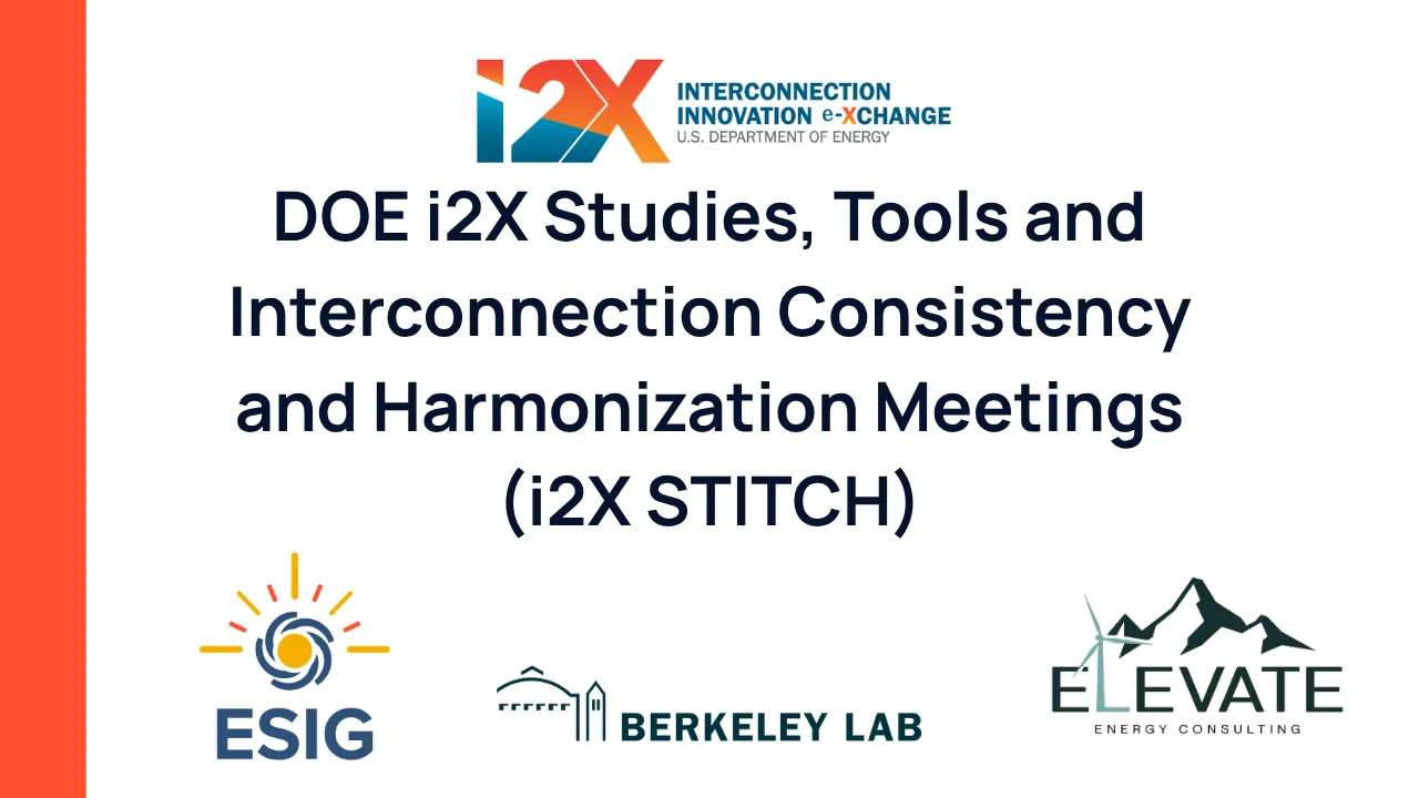 June 23, 2026: i2X STITCH Meeting Regional Studies: ERCOT & MISO